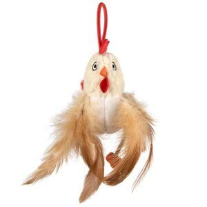 Hyper Hen Elastic Launcher Electronic Chicken Sound Cat Toy Kitten